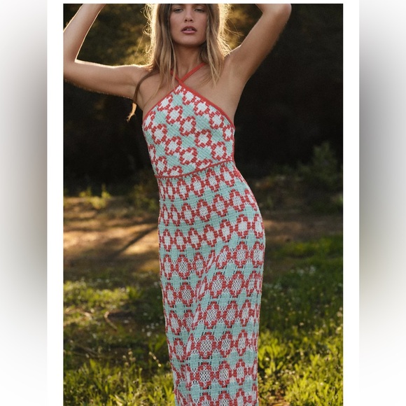 ZARA KNIT HALTER DRESS - Picture 2 of 6